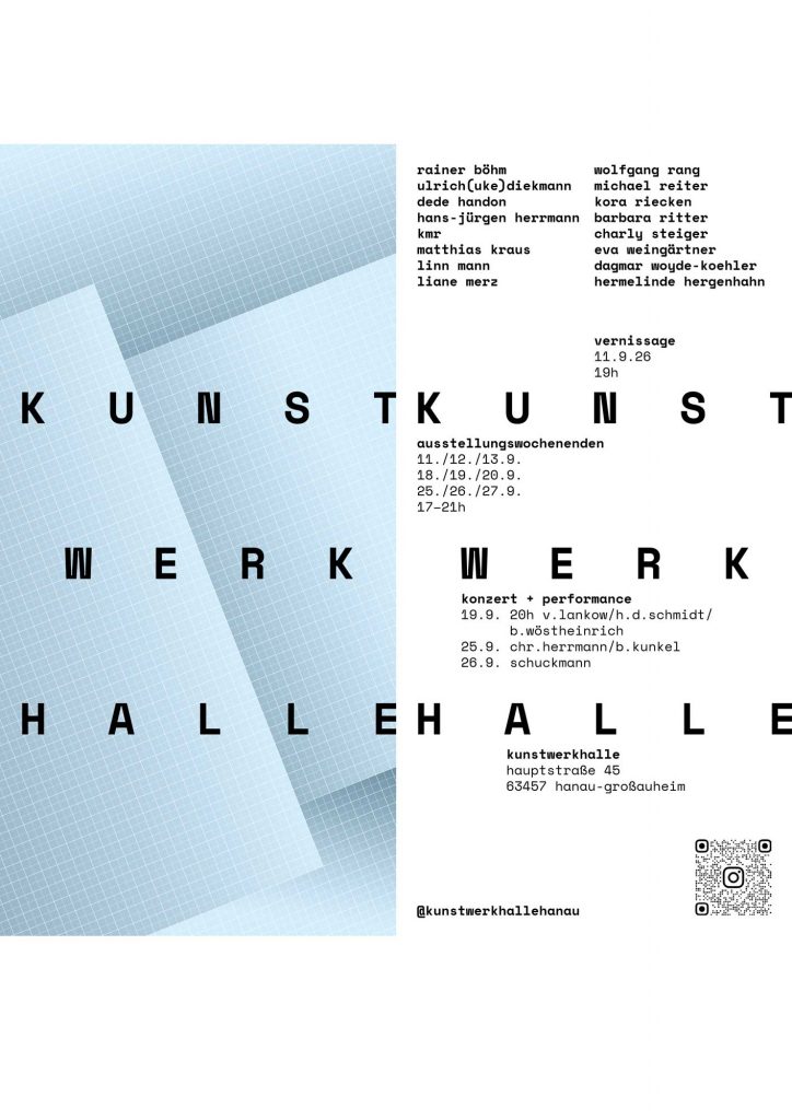 flyer kunstwerkhalle